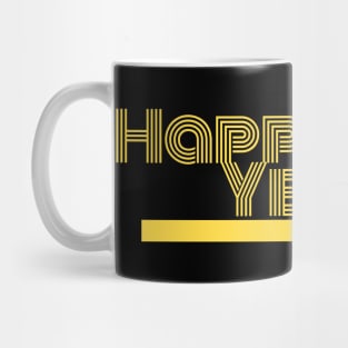 Happy New Year 2021 in text Mug